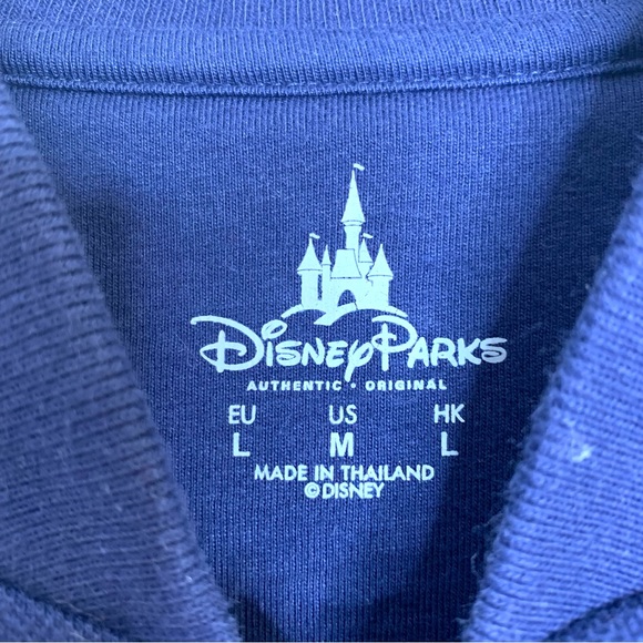 Disneyland Full Zip Jacket Commemorative 1955 Disney Parks Knit Sz M Unisex Navy - Picture 4 of 11